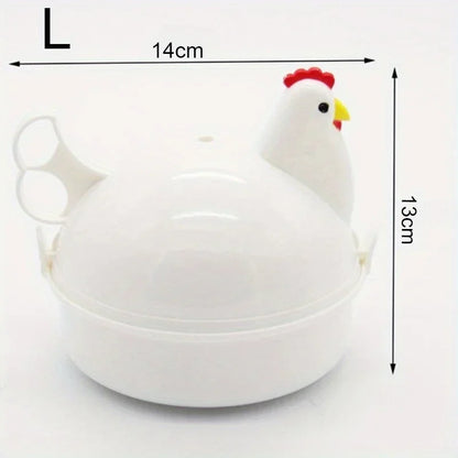 Practical Lovely Chicken Shaped Eggs Boiler Steamer 4 Eggs 1Egg Microwave Eggs Cooker Cooking Tool Kitchen Accessories Gadgets